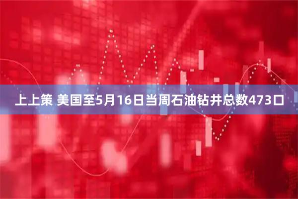 上上策 美国至5月16日当周石油钻井总数473口